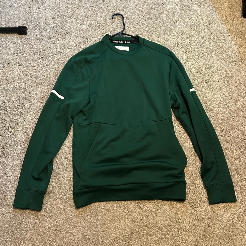 Adidas Men's Crewneck Sweater in Forest Green